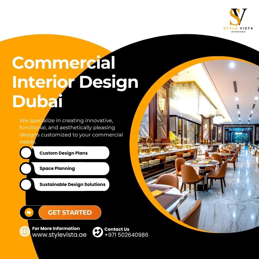 commercial interior design dubai, style vista